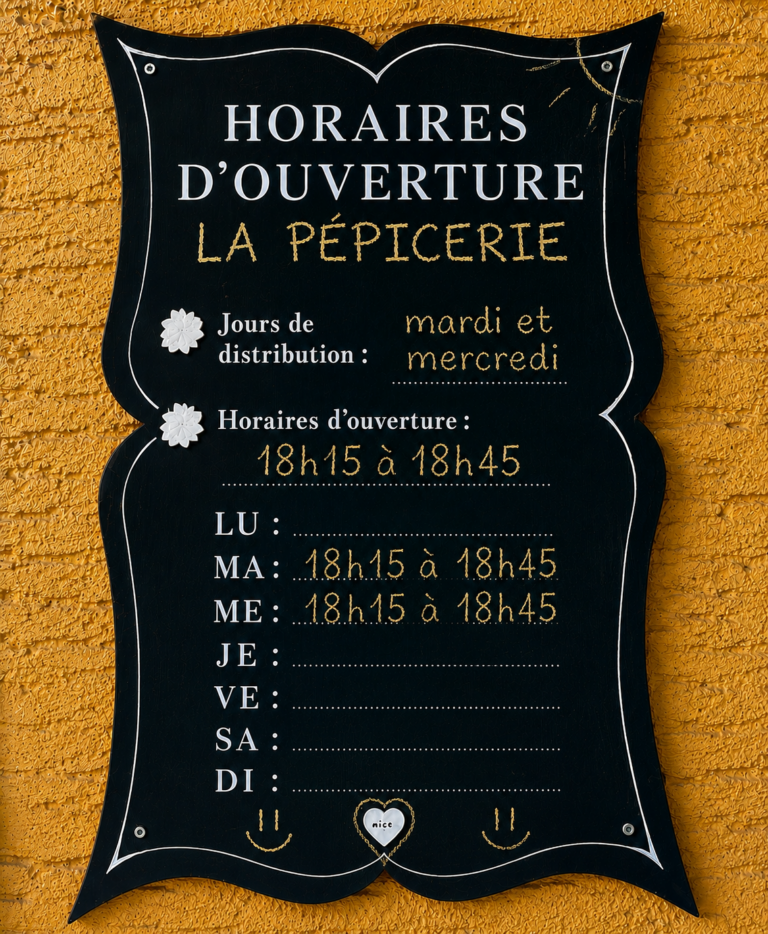 Horaires d’ouverture